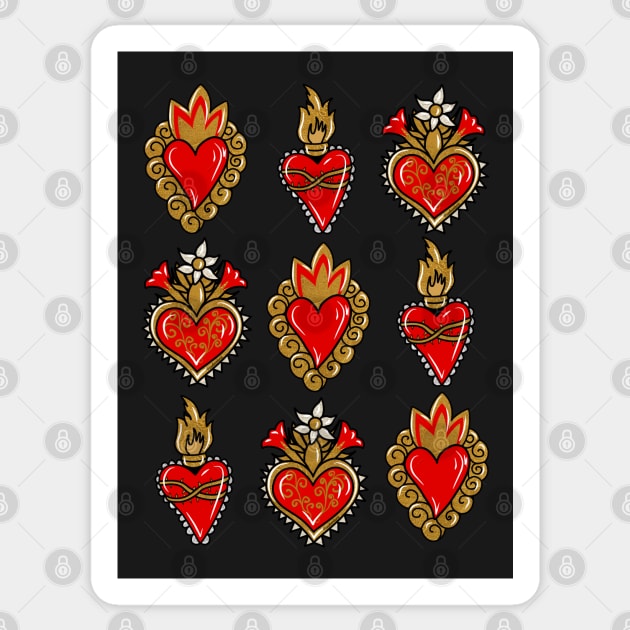 Sacred hearts Sticker by Pendientera